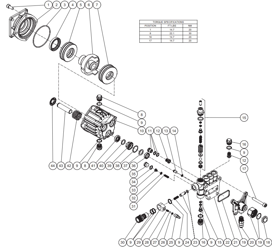 MITM 3-0436 pump parts